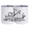 10 oz. White Stainless Steel Short Tumbler Thumbnail