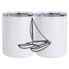 10 oz. White Stainless Steel Short Tumbler Thumbnail