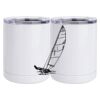 10 oz. White Stainless Steel Short Tumbler Thumbnail