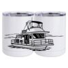 10 oz. White Stainless Steel Short Tumbler Thumbnail