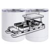 10 oz. White Stainless Steel Short Tumbler Thumbnail