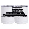 10 oz. White Stainless Steel Short Tumbler Thumbnail