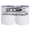 10 oz. White Stainless Steel Short Tumbler Thumbnail