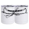 10 oz. White Stainless Steel Short Tumbler Thumbnail
