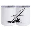10 oz. White Stainless Steel Short Tumbler Thumbnail