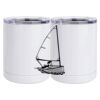 10 oz. White Stainless Steel Short Tumbler Thumbnail