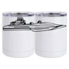 10 oz. White Stainless Steel Short Tumbler Thumbnail