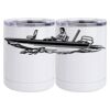 10 oz. White Stainless Steel Short Tumbler Thumbnail
