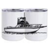 10 oz. White Stainless Steel Short Tumbler Thumbnail