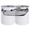 10 oz. White Stainless Steel Short Tumbler Thumbnail