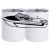 10 oz. White Stainless Steel Short Tumbler Thumbnail