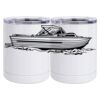 10 oz. White Stainless Steel Short Tumbler Thumbnail