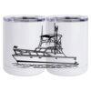10 oz. White Stainless Steel Short Tumbler Thumbnail