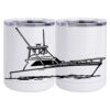 10 oz. White Stainless Steel Short Tumbler Thumbnail
