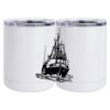 10 oz. White Stainless Steel Short Tumbler Thumbnail