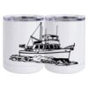 10 oz. White Stainless Steel Short Tumbler Thumbnail