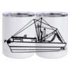 10 oz. White Stainless Steel Short Tumbler Thumbnail