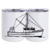 10 oz. White Stainless Steel Short Tumbler Thumbnail