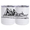 10 oz. White Stainless Steel Short Tumbler Thumbnail