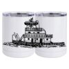 10 oz. White Stainless Steel Short Tumbler Thumbnail