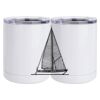 10 oz. White Stainless Steel Short Tumbler Thumbnail