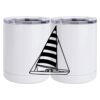 10 oz. White Stainless Steel Short Tumbler Thumbnail