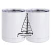 10 oz. White Stainless Steel Short Tumbler Thumbnail