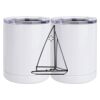 10 oz. White Stainless Steel Short Tumbler Thumbnail