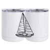 10 oz. White Stainless Steel Short Tumbler Thumbnail