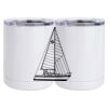 10 oz. White Stainless Steel Short Tumbler Thumbnail