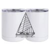 10 oz. White Stainless Steel Short Tumbler Thumbnail