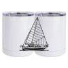 10 oz. White Stainless Steel Short Tumbler Thumbnail