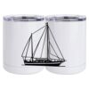 10 oz. White Stainless Steel Short Tumbler Thumbnail