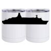10 oz. White Stainless Steel Short Tumbler Thumbnail