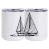 10 oz. White Stainless Steel Short Tumbler Thumbnail