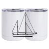 10 oz. White Stainless Steel Short Tumbler Thumbnail