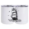 10 oz. White Stainless Steel Short Tumbler Thumbnail