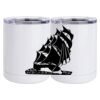 10 oz. White Stainless Steel Short Tumbler Thumbnail