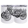 10 oz. White Stainless Steel Short Tumbler Thumbnail