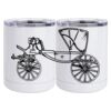 10 oz. White Stainless Steel Short Tumbler Thumbnail