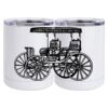 10 oz. White Stainless Steel Short Tumbler Thumbnail