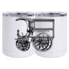 10 oz. White Stainless Steel Short Tumbler Thumbnail