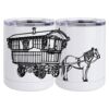 10 oz. White Stainless Steel Short Tumbler Thumbnail