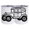 10 oz. White Stainless Steel Short Tumbler Thumbnail