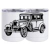 10 oz. White Stainless Steel Short Tumbler Thumbnail