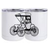 10 oz. White Stainless Steel Short Tumbler Thumbnail