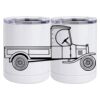 10 oz. White Stainless Steel Short Tumbler Thumbnail