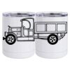 10 oz. White Stainless Steel Short Tumbler Thumbnail