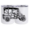 10 oz. White Stainless Steel Short Tumbler Thumbnail