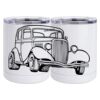 10 oz. White Stainless Steel Short Tumbler Thumbnail